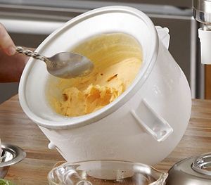 White Ice Cream Maker Attachment 5KICA0WH KitchenAid