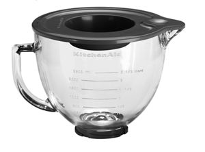 Kitchenaid mixer glass bowl sales 5 qt