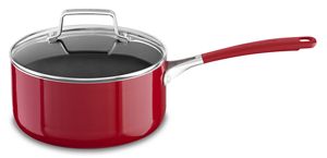 Aluminum Nonstick 3.0 quart Saucepan with Lid